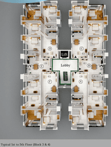 Project Image of 875.0 - 1462.0 Sq.ft 2 BHK Apartment for buy in Saket Nagar