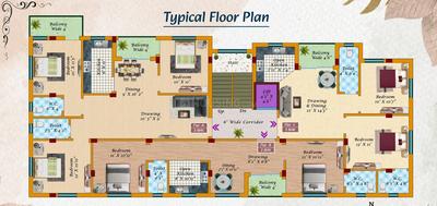 Project Image of 962.0 - 1465.0 Sq.ft 2 BHK Apartment for buy in Kedarnath Nandi Residency