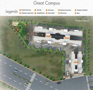 Project Image of 876.0 - 1094.0 Sq.ft 2.5 BHK Apartment for buy in United Courtyard Phase I