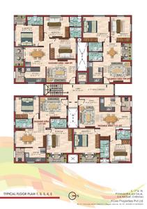 Project Image of 792.0 - 1104.05 Sq.ft 2 BHK Apartment for buy in KCEE Aaradhyam