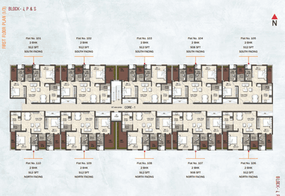 Project Image of 572.0 - 1576.0 Sq.ft 1 BHK Apartment for buy in VGN Stafford