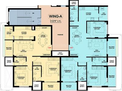 Project Image of 1345.0 - 2510.0 Sq.ft 2 BHK Apartment for buy in Nidhi Land Vrindavan