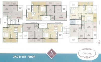 Project Image of 322.0 - 547.0 Sq.ft 1 BHK Apartment for buy in Grow More Glory A And B Wing