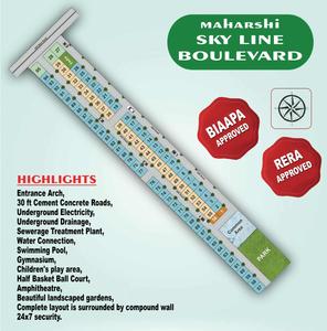 Project Image of 1140.0 - 1200.0 Sq.ft Residential Plot Plot for buy in Sky Line Boulevard