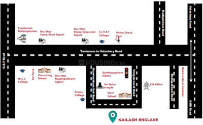 South Land Kailash Enclave Location Plan 1
