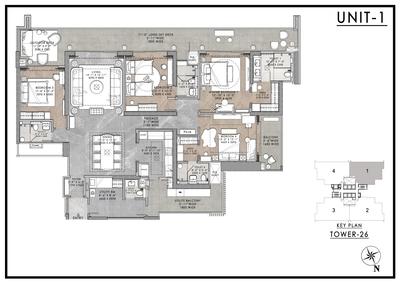 Project Image of 0.0 - 3200.0 Sq.ft 4 BHK Apartment for buy in BPTP The Amaario