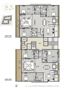 Project Image of 1911.0 - 6203.0 Sq.ft 3 BHK Apartment for buy in Avadh Ercole