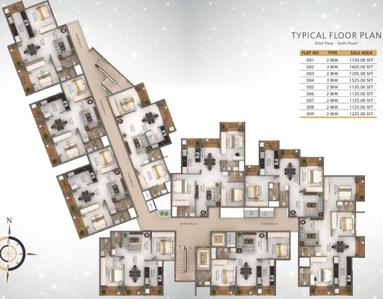 Project Image of 1125.0 - 1525.0 Sq.ft 2 BHK Apartment for buy in Bharathi Sitara
