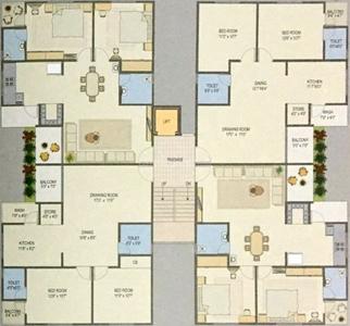 Project Image of 1215.0 - 1440.0 Sq.ft 2 BHK Apartment for buy in Shri Niranjan Shree Ram Residency
