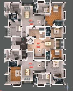 Project Image of 1062.58 - 2226.0 Sq.ft 2 BHK Apartment for buy in Abhimanyu Garden Chellappas Plot 29