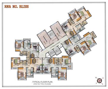 Project Image of 850 Sq.ft 2 BHK Apartment / Flat for sale in Bhayandar East for Rs. 12000000
