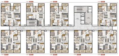 Project Image of 1456.0 - 2049.0 Sq.ft 2 BHK Apartment for buy in SVC Indraprastha Phase1