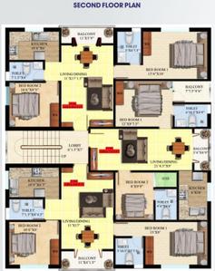 Project Image of 774.0 - 852.0 Sq.ft 2 BHK Apartment for buy in DCC Aglaia