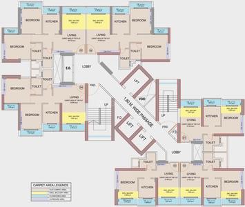 Project Image of 296.0 - 508.0 Sq.ft 1 BHK Apartment for buy in Clan City Ruby