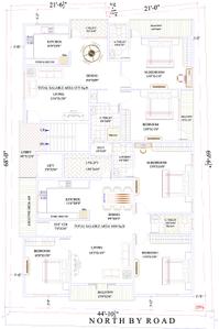 Project Image of 1275.0 - 1660.0 Sq.ft 2 BHK Apartment for buy in Asrithas Lotus Residency