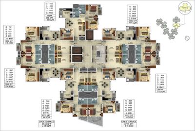 Project Image of 950.0 - 1740.0 Sq.ft 2 BHK Apartment for buy in Mantri Webcity
