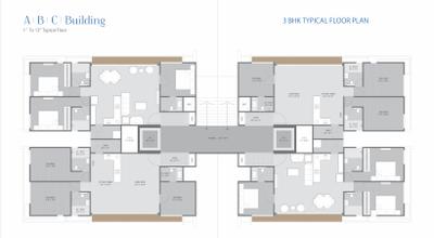 Project Image of 0.0 - 1010.0 Sq.ft 3 BHK Apartment for buy in Raghuvir Satva