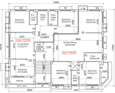 Project Image of 1150.0 - 1190.0 Sq.ft 3 BHK Apartment for buy in Binayak Shiuli Shimul
