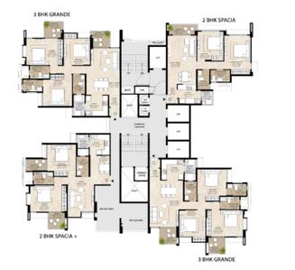 Project Image of 710.42 - 1046.91 Sq.ft 2 BHK Apartment for buy in Mahindra Nestalgia