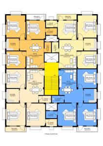 Project Image of 1050.0 - 1150.0 Sq.ft 3 BHK Apartment for buy in Rounak Dakshini