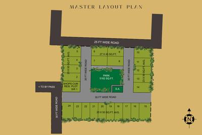 Mukesh Silver Meadows Layout Plan 1