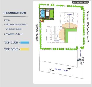 Project Image of 747.0 - 920.0 Sq.ft 2 BHK Apartment for buy in Top Towers A
