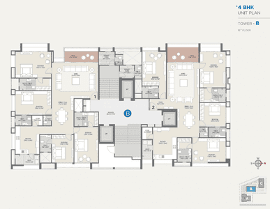 Project Image of 1480.04 - 3433.04 Sq.ft 3 BHK Apartment for buy in Sangini Lakeville