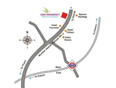 Project Image of 315.0 - 344.0 Sq.ft 1 BHK Apartment for buy in Adarsh Uma Residency Phase I