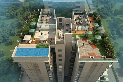 Project Image of 950.0 - 963.0 Sq.ft 3 BHK Apartment for buy in Sairaj Sky Court Apartments