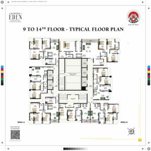 Project Image of 753.47 - 1062.4 Sq.ft 2 BHK Apartment for buy in Ajmera Eden