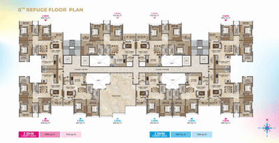 Project Image of 807.0 - 1142.0 Sq.ft 2 BHK Apartment for buy in Raichandani Aura