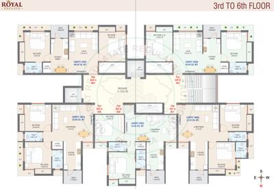 Project Image of 513.76 - 565.21 Sq.ft 2 BHK Apartment for buy in Yogi Royal Enclave