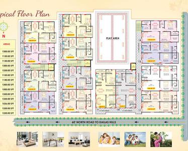 Project Image of 1098.0 - 1536.0 Sq.ft 2 BHK Apartment for buy in Mathrubhuumi Pearl