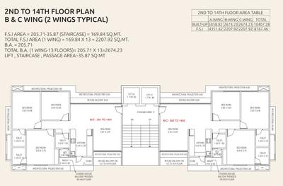Project Image of 834.1 - 837.32 Sq.ft 3 BHK Apartment for buy in Eshanya Solitaire