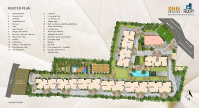 Project Image of 700.0 - 2300.0 Sq.ft 1 BHK Apartment for buy in SNN Estates Felicity