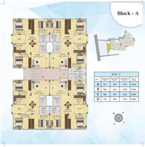 Project Image of 730.0 - 1238.0 Sq.ft 2 BHK Apartment for buy in Meena Crystal
