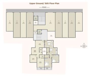 Project Image of 535.4 - 604.72 Sq.ft 2 BHK Apartment for buy in Sakshi 24 Sakshi Avenue