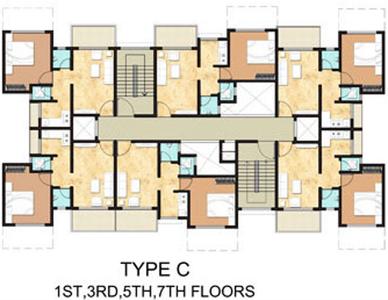 Project Image of 175.0 - 321.0 Sq.ft 1 RK Apartment for buy in Moraj Maa Smriti A To C And E To H