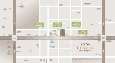 Project Image of 0.0 - 2115.0 Sq.ft 3 BHK Apartment for buy in Aditya Heaven