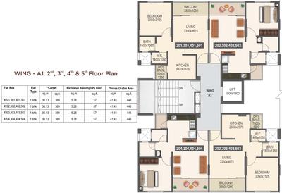 Project Image of 690.0 - 894.0 Sq.ft 2 BHK Apartment for buy in Mantra 29 Gold Coast Phase 4
