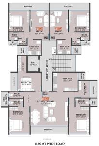 Project Image of 690.0 - 1920.0 Sq.ft 1 BHK Apartment for buy in Ganesha Greens