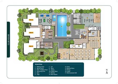 Project Image of 779.5 - 1064.0 Sq.ft 2 BHK Apartment for buy in Navami Chamara Heights
