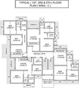 Project Image of 242.0 - 327.0 Sq.ft 1 BHK Apartment for buy in Aastha Evershine Building No 2 C Wing
