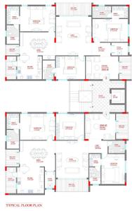 Project Image of 2650.0 - 2653.0 Sq.ft 3 BHK Apartment for buy in Lahari Benz