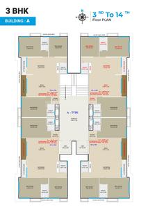 Project Image of 691.26 - 978.33 Sq.ft 2 BHK Apartment for buy in Mahalaxmi Sky Antilia