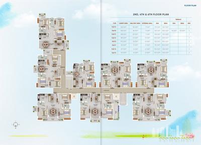 Project Image of 615.0 - 970.0 Sq.ft 2 BHK Apartment for buy in Global Lake View