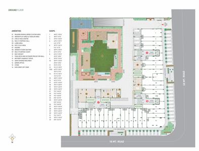 Project Image of 990 Sq.ft 3 BHK Apartment / Flat for sale in Kudasan for Rs. 9000000