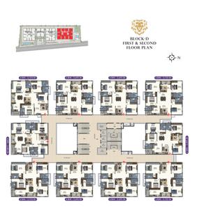 Project Image of 2495.0 - 3545.0 Sq.ft 4 BHK Apartment for buy in Nikhila Royal Pavilion Block D
