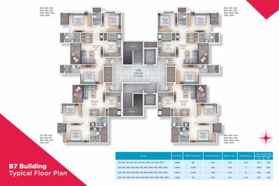 Project Image of 668.0 - 990.0 Sq.ft 2 BHK Apartment for buy in Majestique Rhythm County Phase III
