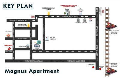 Project Image of 901.0 - 1119.0 Sq.ft 2 BHK Apartment for buy in Bharathi Magnus Apartments